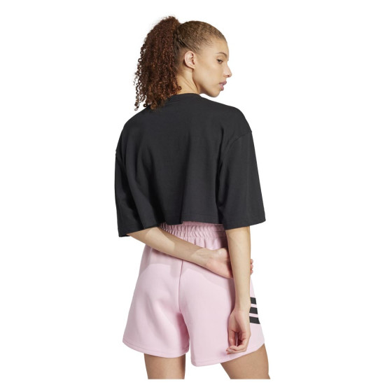 Adidas Γυναικεία κοντομάνικη μπλούζα Future Icons 3 Bar Logo Cropped Tee